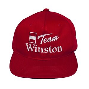 Vintage‎ "Team Winston" YoungAn Hat - Red/White Snapback Hat Embroidered Logo